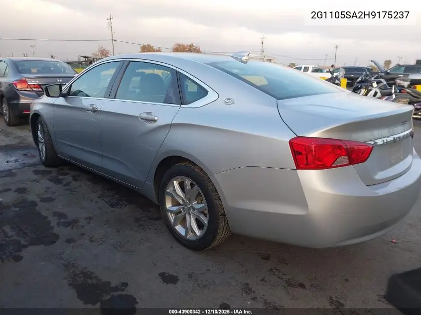 2G1105SA2H9175237 2017 Chevrolet Impala 1Lt