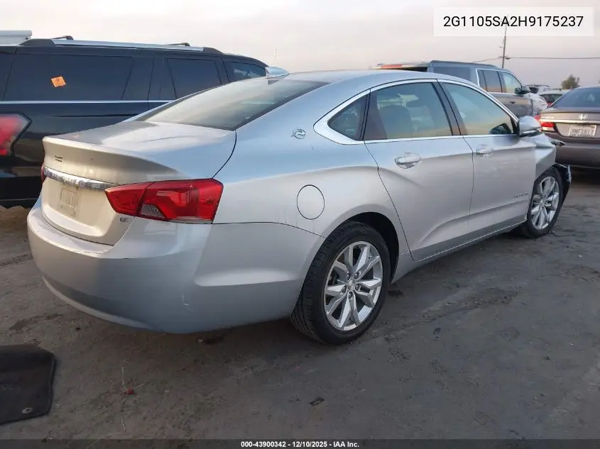2G1105SA2H9175237 2017 Chevrolet Impala 1Lt