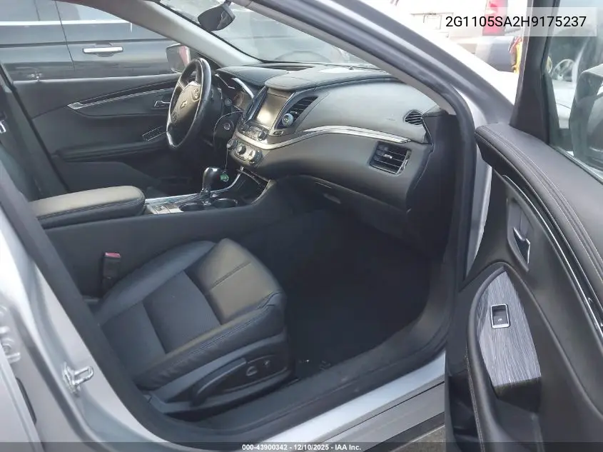 2G1105SA2H9175237 2017 Chevrolet Impala 1Lt