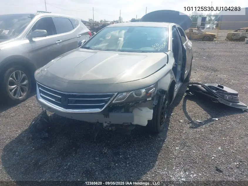 1G1125S30JU104283 2018 Chevrolet Impala Premier