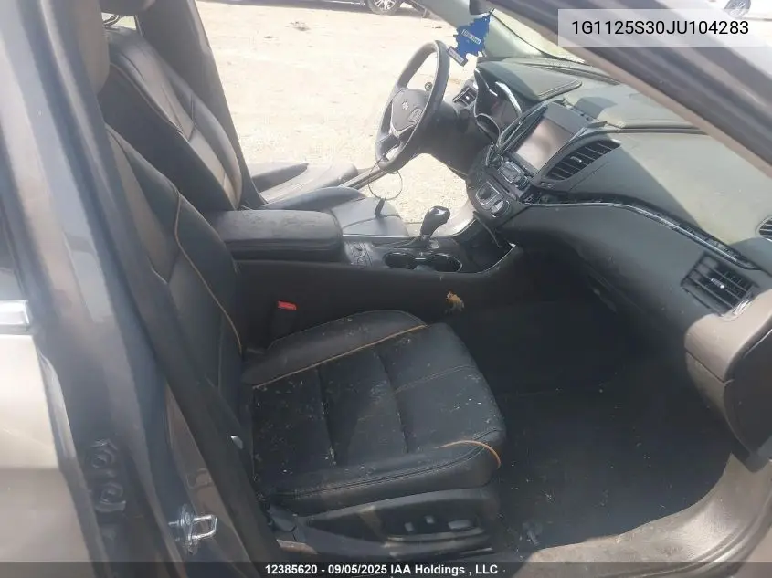 1G1125S30JU104283 2018 Chevrolet Impala Premier