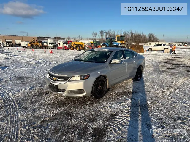 1G11Z5SA3JU103347 2018 Chevrolet Impala 2018 Chevrolet Impala Automobile