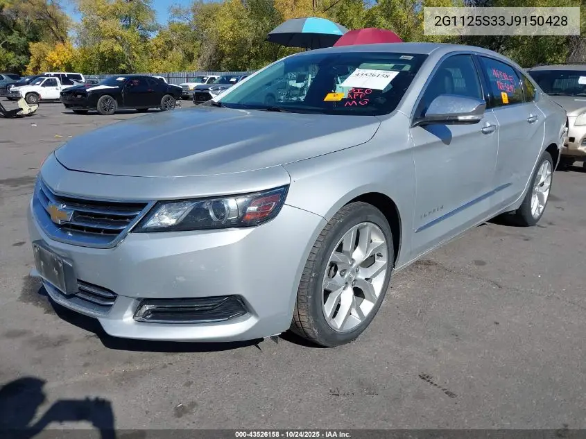 2G1125S33J9150428 2018 Chevrolet Impala 2Lz