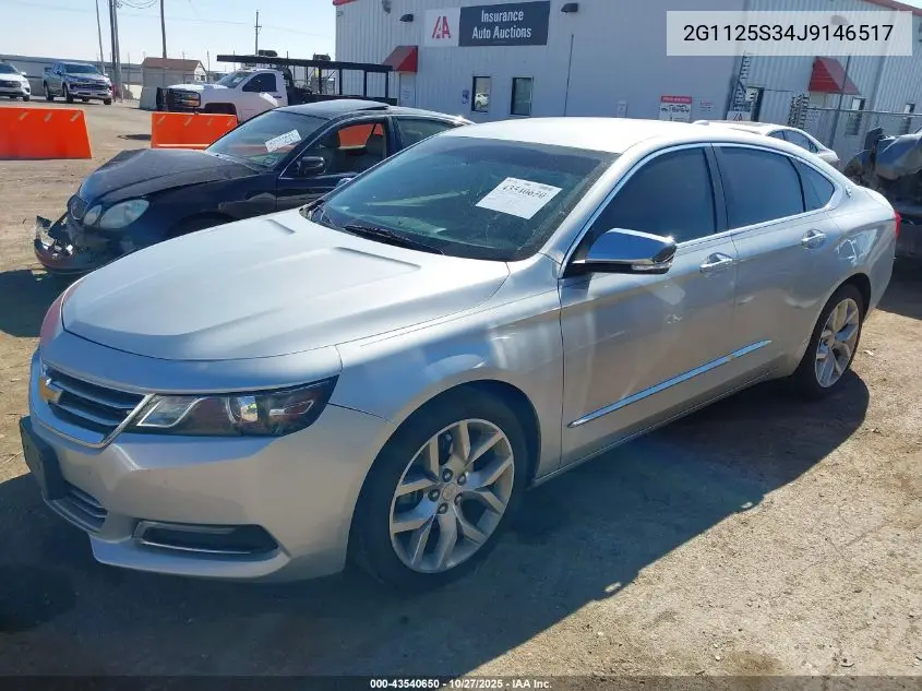 2G1125S34J9146517 2018 Chevrolet Impala 2Lz