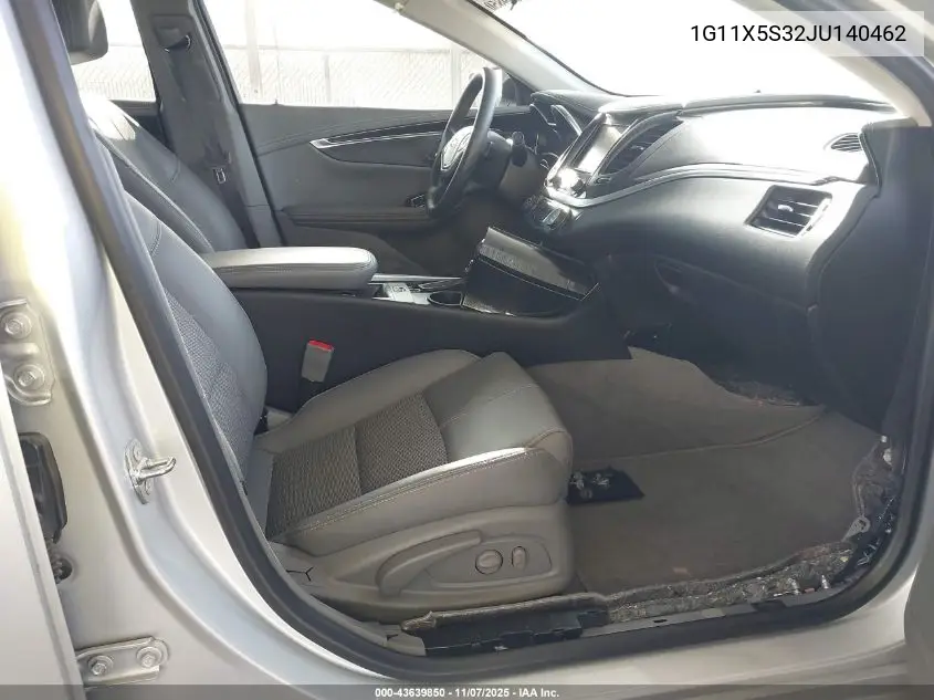 1G11X5S32JU140462 2018 Chevrolet Impala 1Fl