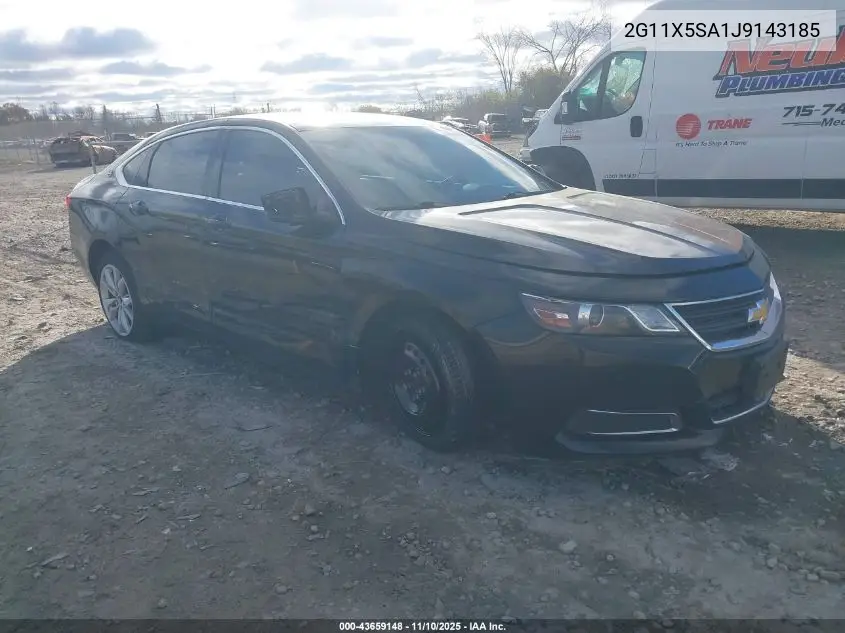 2G11X5SA1J9143185 2018 Chevrolet Impala 1Fl