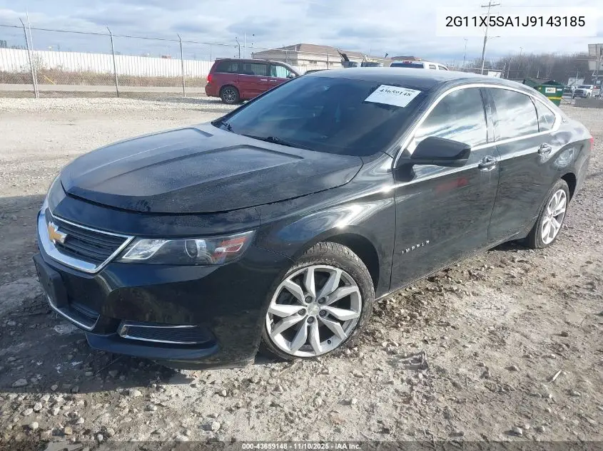 2G11X5SA1J9143185 2018 Chevrolet Impala 1Fl
