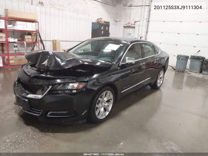 2G1125S3XJ9111304 2018 Chevrolet Impala 2Lz