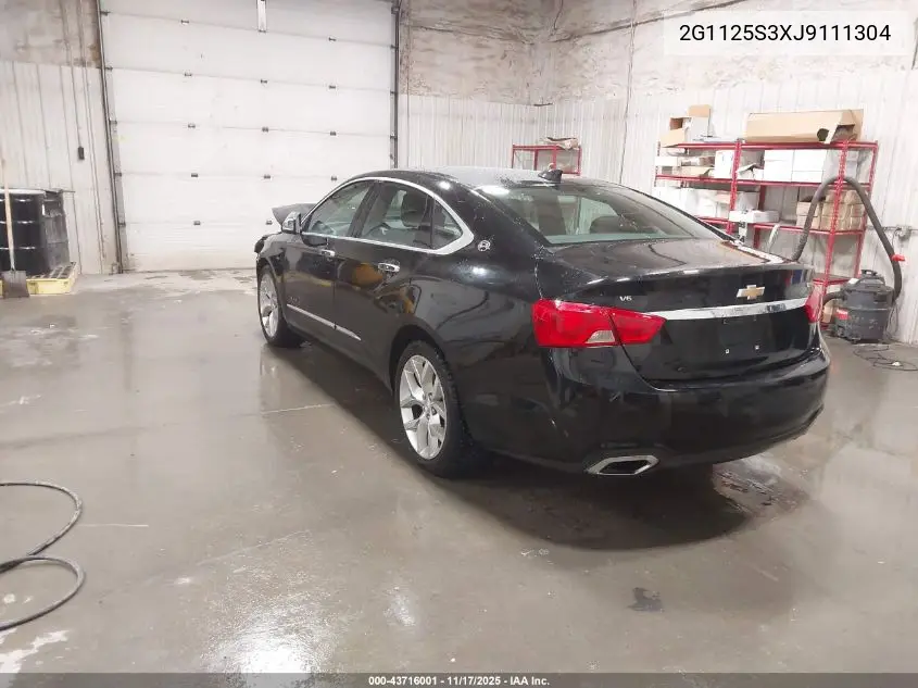 2G1125S3XJ9111304 2018 Chevrolet Impala 2Lz