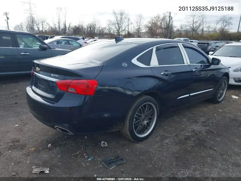 2G1125S35J9125188 2018 Chevrolet Impala 2Lz