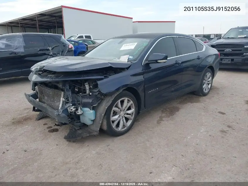 2G1105S35J9152056 2018 Chevrolet Impala 1Lt
