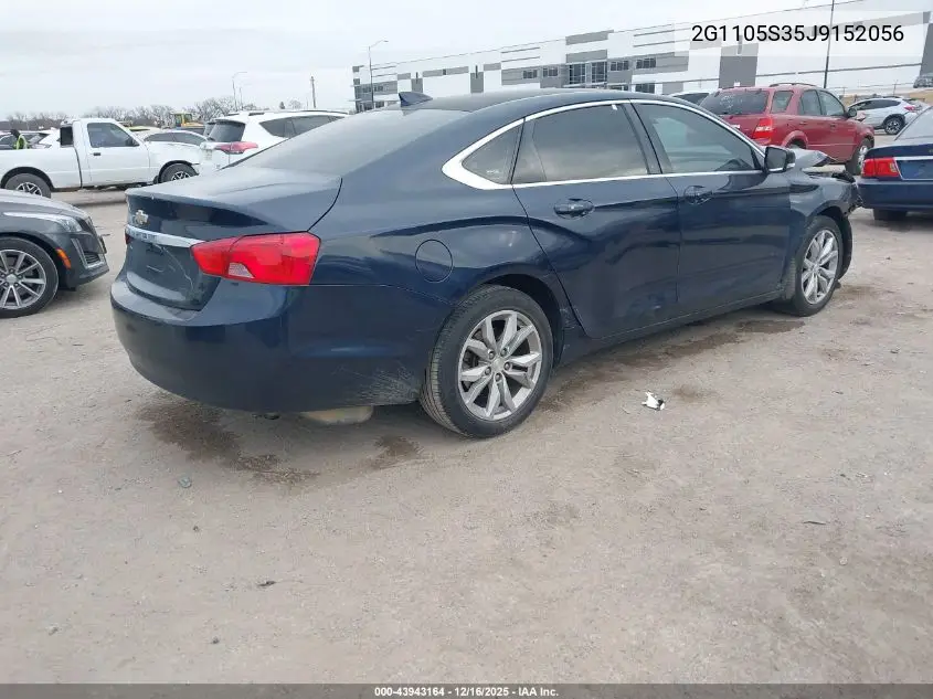 2G1105S35J9152056 2018 Chevrolet Impala 1Lt