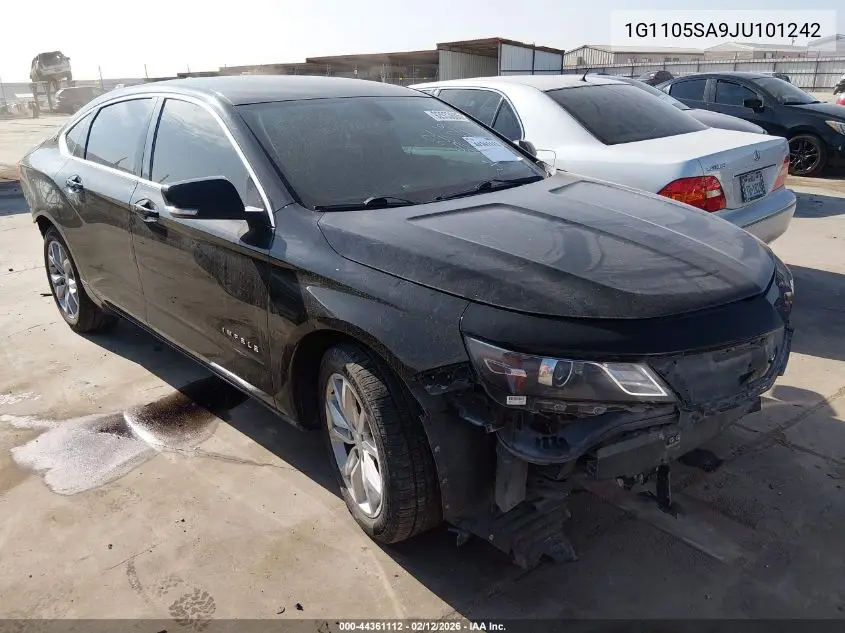 1G1105SA9JU101242 2018 Chevrolet Impala 1Lt