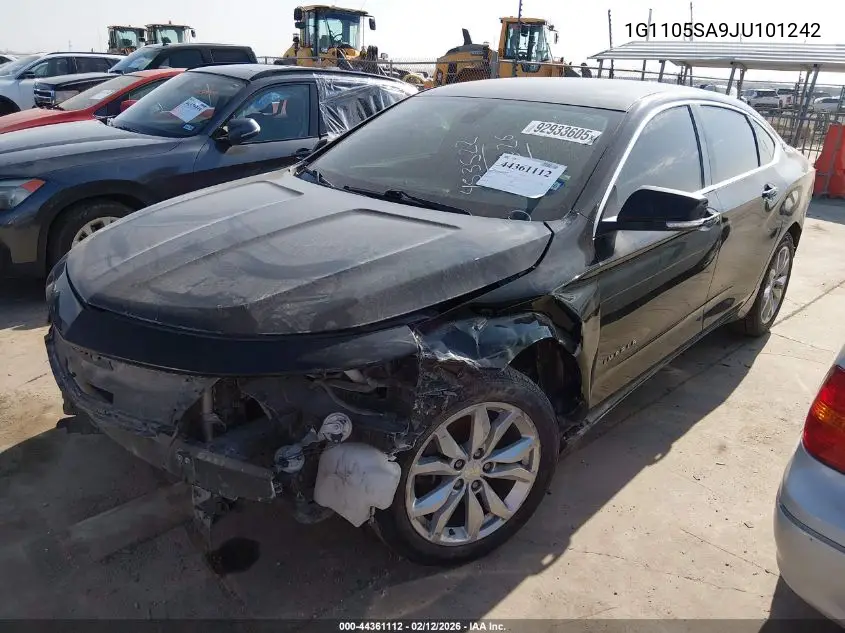 1G1105SA9JU101242 2018 Chevrolet Impala 1Lt