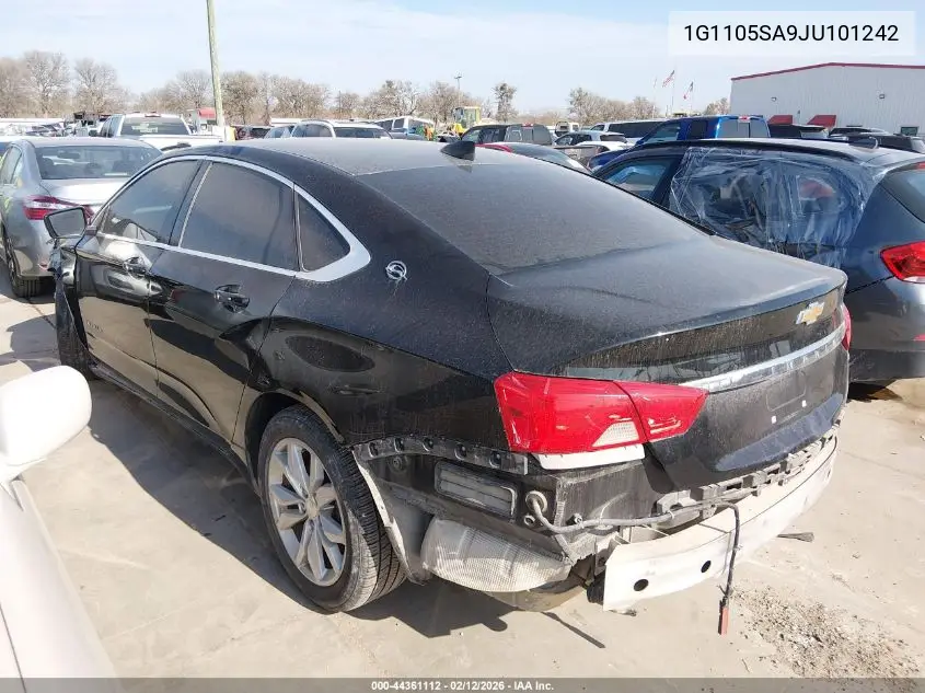 1G1105SA9JU101242 2018 Chevrolet Impala 1Lt