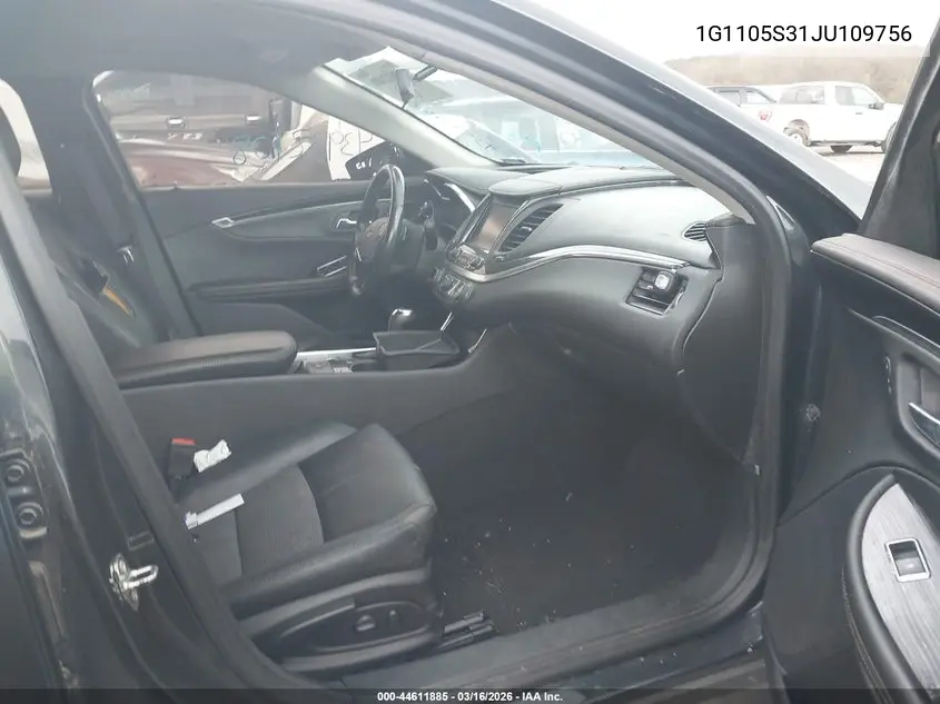 1G1105S31JU109756 2018 Chevrolet Impala 1Lt