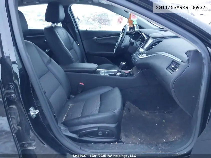 2G11Z5SA9K9106932 2019 Chevrolet Impala 1Lt
