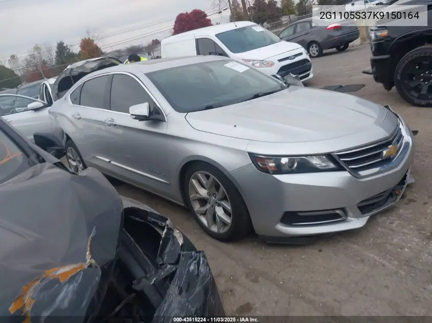 2G1105S37K9150164 2019 Chevrolet Impala Premier