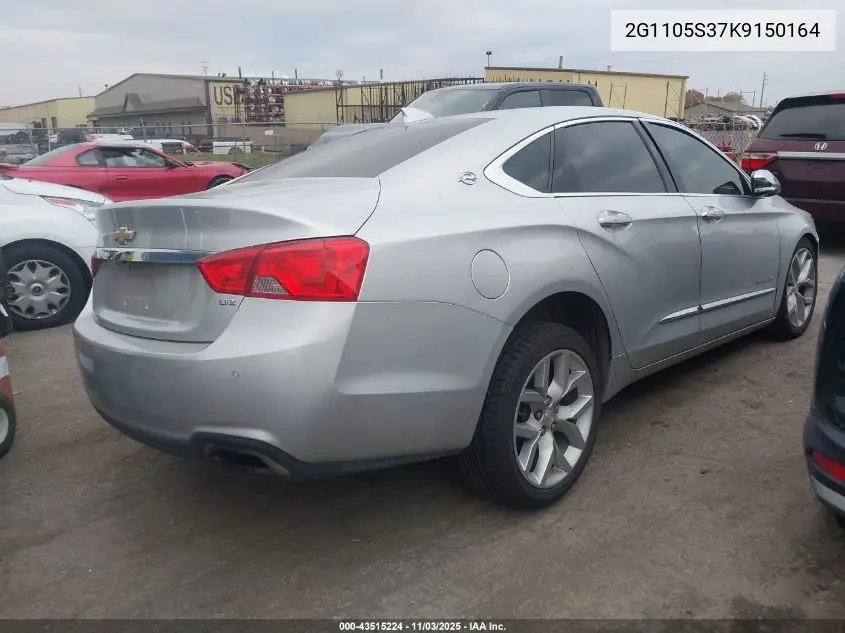 2G1105S37K9150164 2019 Chevrolet Impala Premier