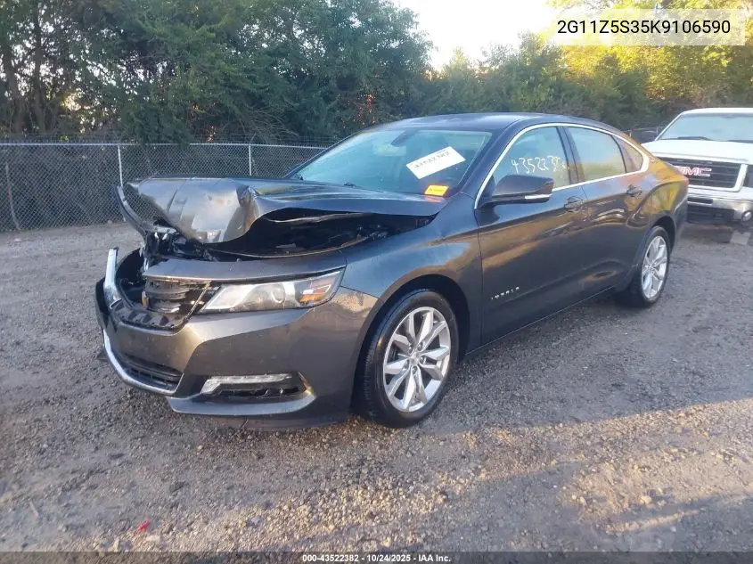 2G11Z5S35K9106590 2019 Chevrolet Impala Lt