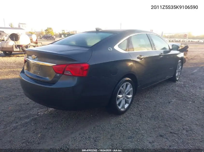 2G11Z5S35K9106590 2019 Chevrolet Impala Lt
