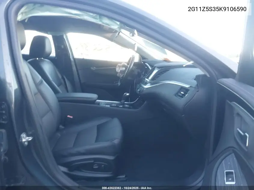 2G11Z5S35K9106590 2019 Chevrolet Impala Lt