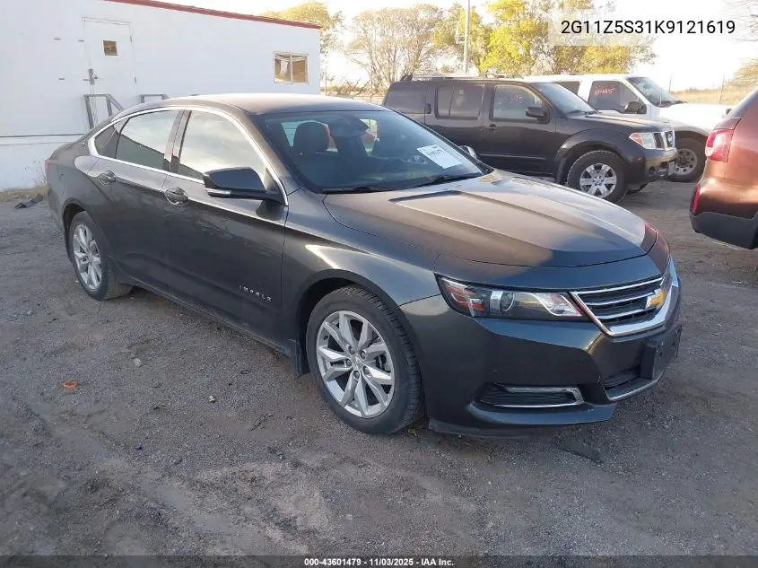 2G11Z5S31K9121619 2019 Chevrolet Impala Lt