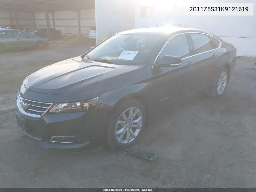 2G11Z5S31K9121619 2019 Chevrolet Impala Lt