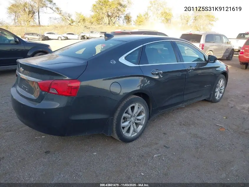 2G11Z5S31K9121619 2019 Chevrolet Impala Lt