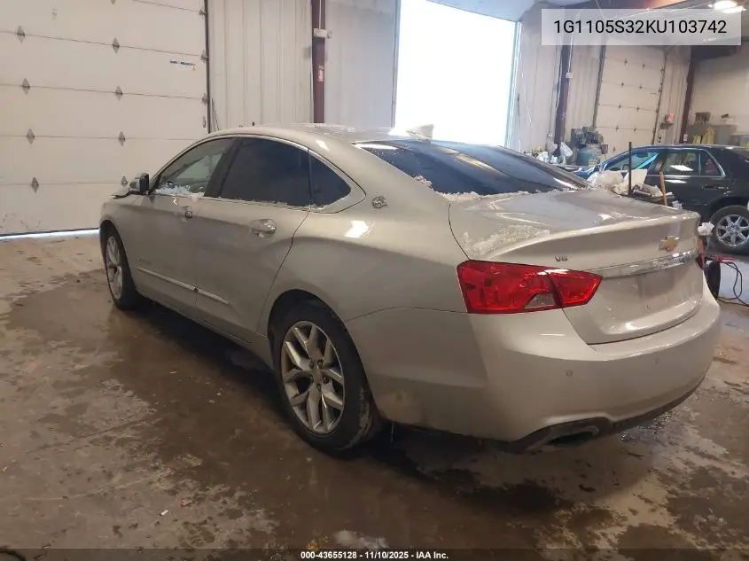 1G1105S32KU103742 2019 Chevrolet Impala Premier