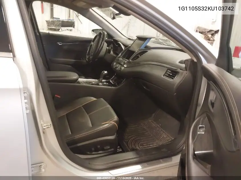 1G1105S32KU103742 2019 Chevrolet Impala Premier