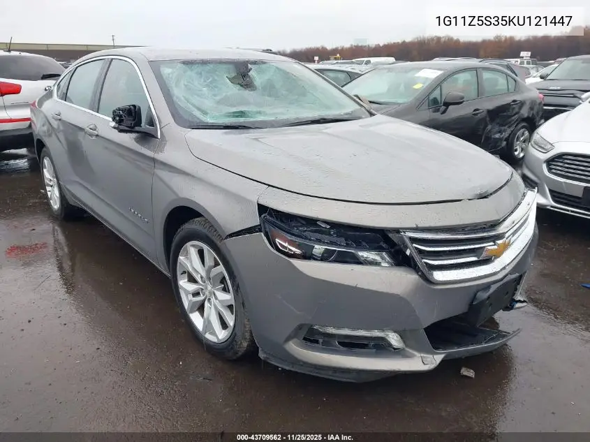 1G11Z5S35KU121447 2019 Chevrolet Impala Lt