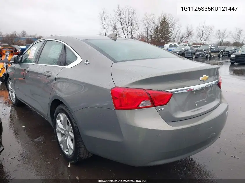 1G11Z5S35KU121447 2019 Chevrolet Impala Lt