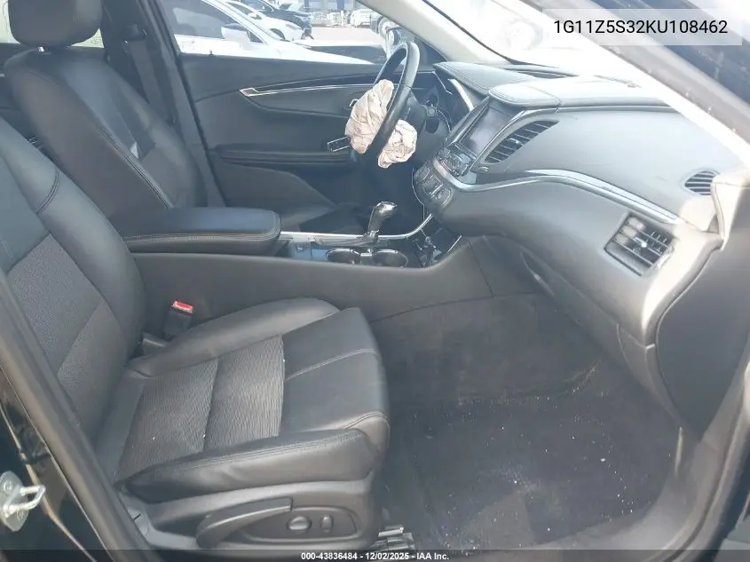 1G11Z5S32KU108462 2019 Chevrolet Impala Lt