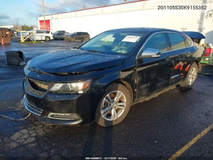 2G1105S30K9155352 2019 Chevrolet Impala Premier