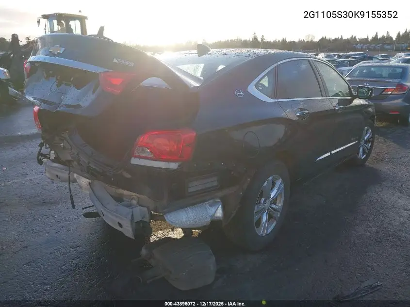 2G1105S30K9155352 2019 Chevrolet Impala Premier