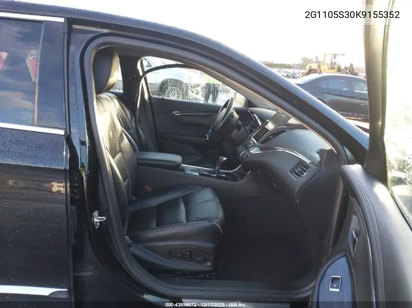 2G1105S30K9155352 2019 Chevrolet Impala Premier