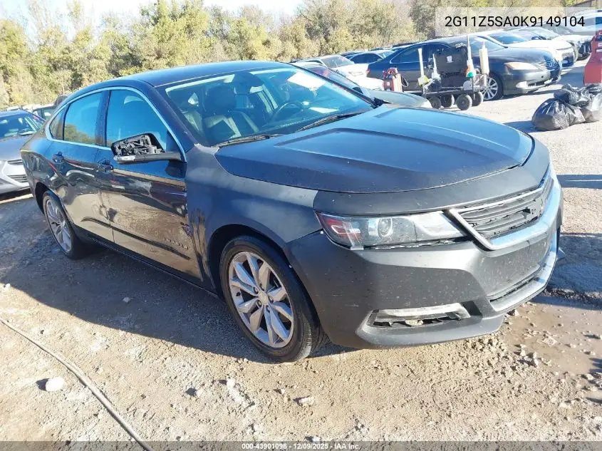 2G11Z5SA0K9149104 2019 Chevrolet Impala Lt