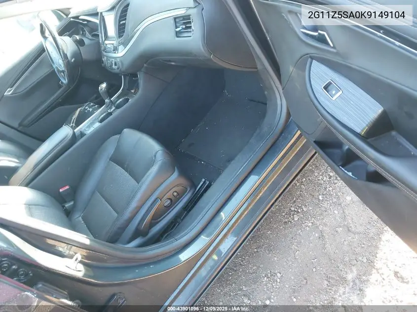 2G11Z5SA0K9149104 2019 Chevrolet Impala Lt