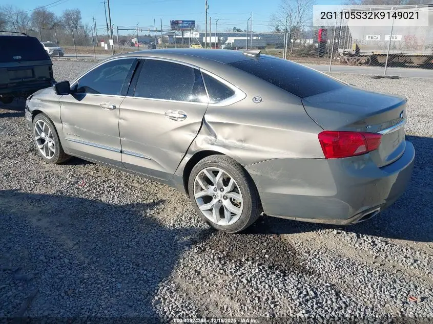 2G1105S32K9149021 2019 Chevrolet Impala Premier