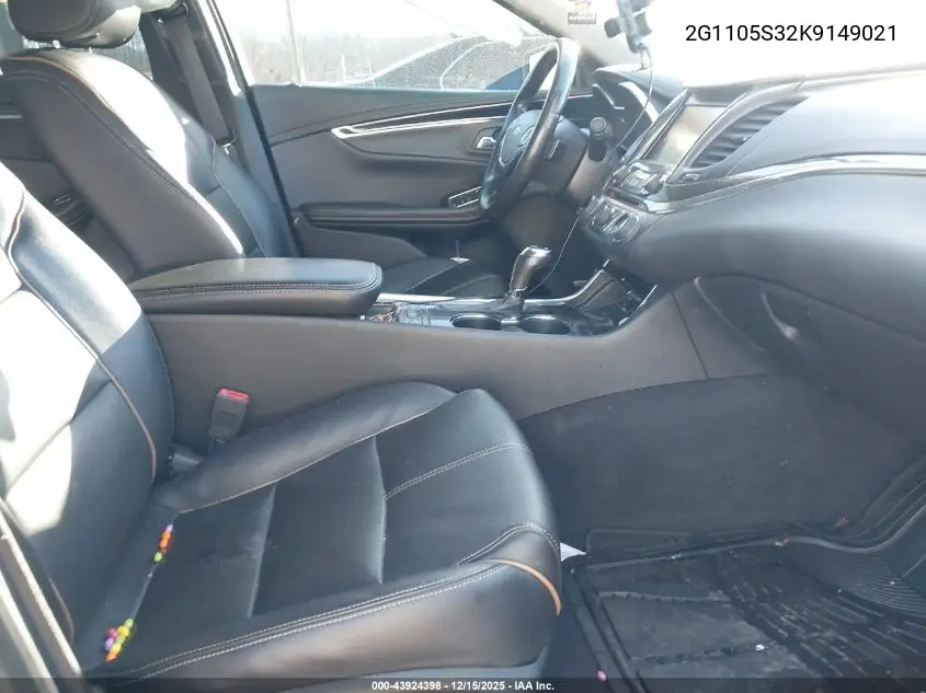2G1105S32K9149021 2019 Chevrolet Impala Premier