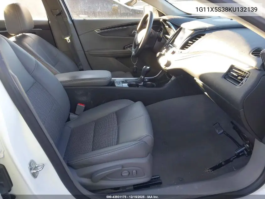 1G11X5S38KU132139 2019 Chevrolet Impala Ls