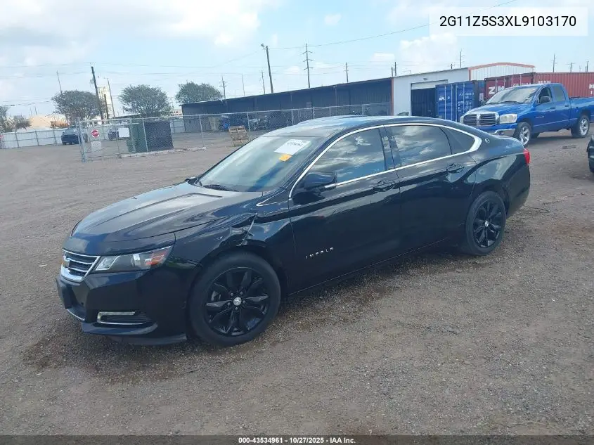 2G11Z5S3XL9103170 2020 Chevrolet Impala Fwd Lt