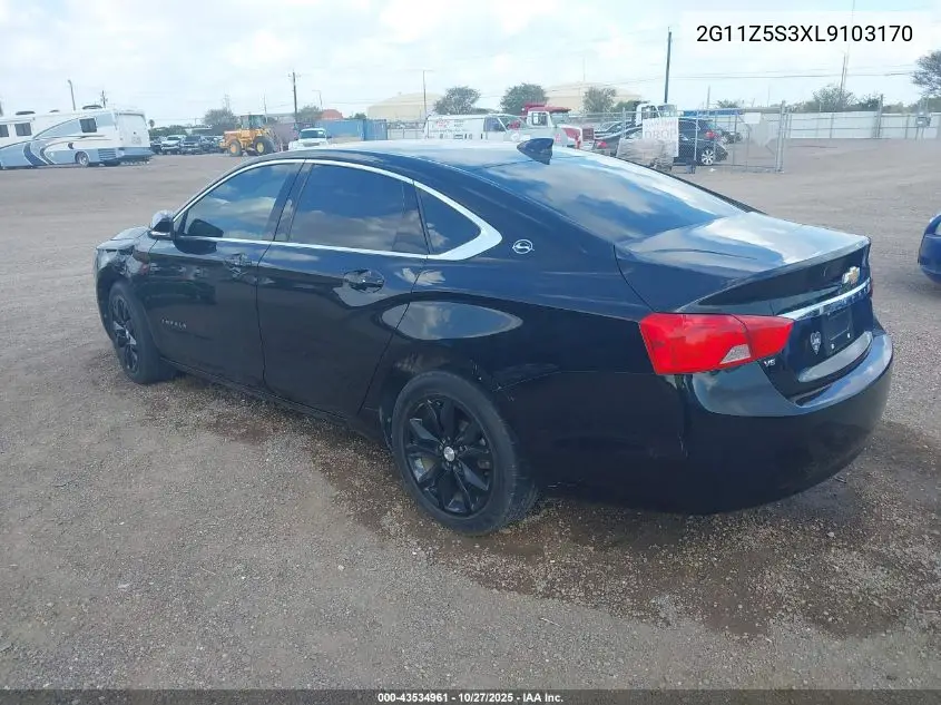 2G11Z5S3XL9103170 2020 Chevrolet Impala Fwd Lt
