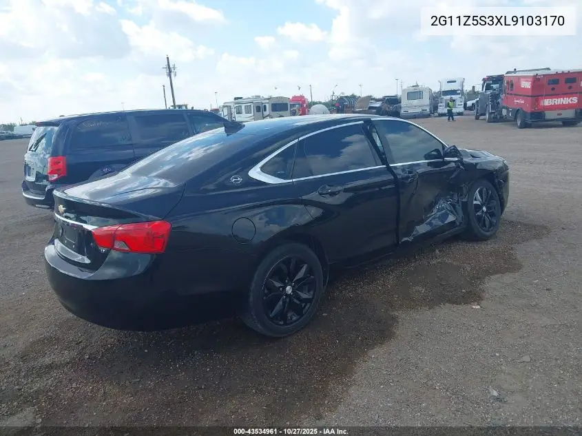 2G11Z5S3XL9103170 2020 Chevrolet Impala Fwd Lt