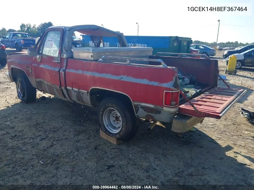 1GCEK14H8EF367464 1984 Chevrolet K10