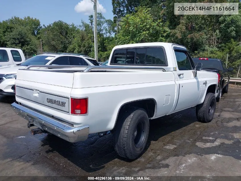 2GCEK14H4F1161664 1985 Chevrolet K10