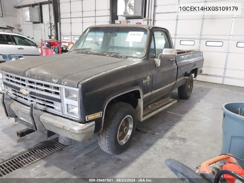 1GCEK14HXGS109179 1986 Chevrolet K10