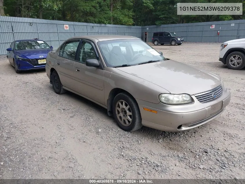 1998 Chevrolet Malibu Ls VIN: 1G1NE52M3W6209378 Lot: 40365578