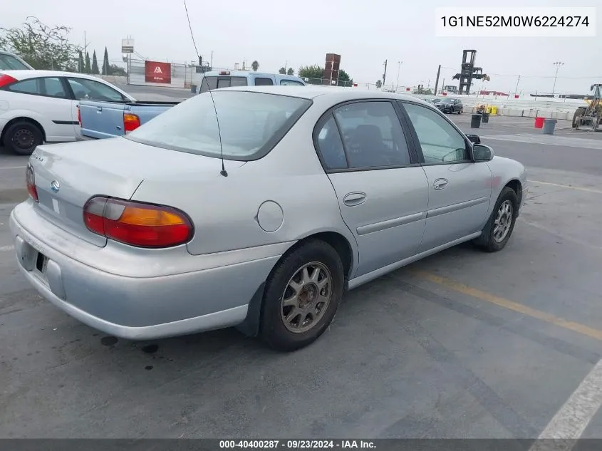 1G1NE52M0W6224274 1998 Chevrolet Malibu Ls